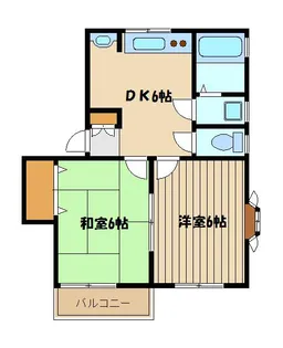 阿竹ハイム【2階】の間取り
