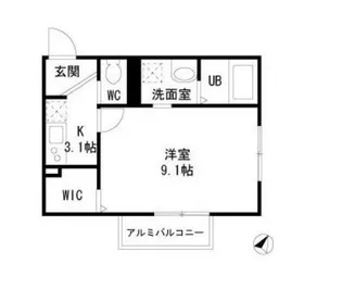 メゾン・ラフィネ【2階】の間取り