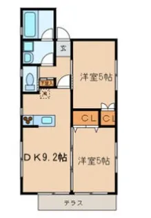 E carina エ カリーナ【1階】の間取り