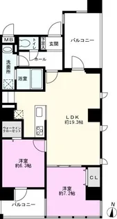 (仮称)南越谷・PJ【6階】の間取り