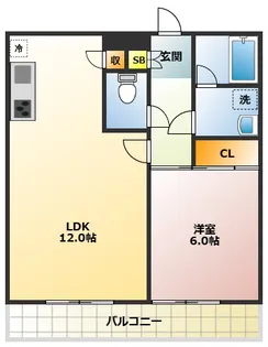 ロイヤルメドウ【3階】の間取り