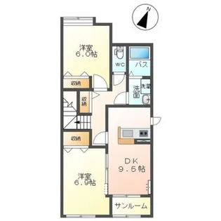 アドヴァンス【2階】の間取り