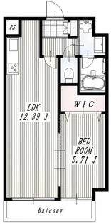 クオーレ浅草【4階】の間取り