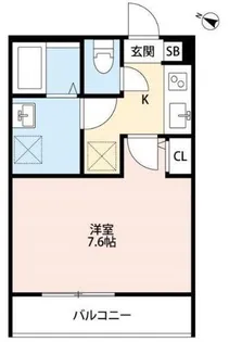 埼玉県蕨市錦町5【アパート】の間取り