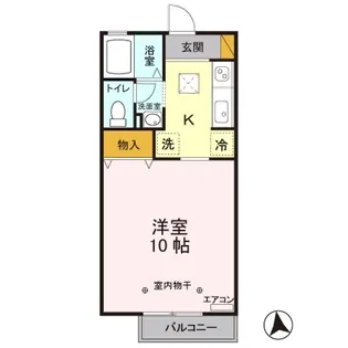 リビングタウン広丘 A/B【1階】の間取り