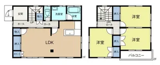 静岡県浜松市中央区蜆塚1【一戸建】の間取り