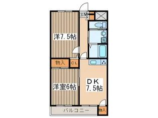 ガーデンシティ【2階】の間取り