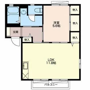 グランドソレイユ【2階】の間取り