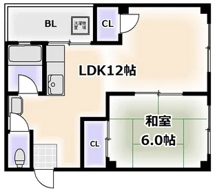 大成マンション【4階】の間取り