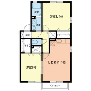 ハイランドヴィラ【2階】の間取り