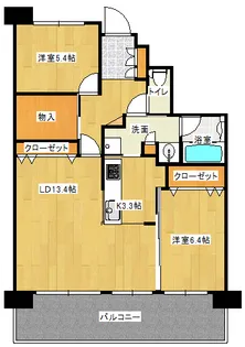 福島県郡山市山根町【マンション】の間取り