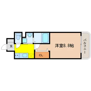 ウィッカムテラス【2階】の間取り