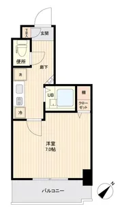 千葉県市川市末広1【マンション】の間取り