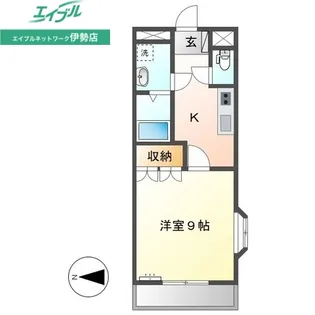 ピュアスクエア【2階】の間取り