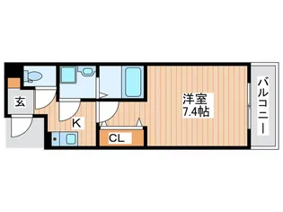 ALEGRIA池田南【1階】の間取り