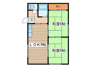 K・Oコ-ポラス【2階】の間取り