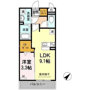 プリマテラッセ【3階】の間取り