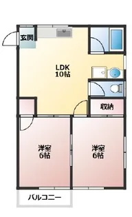 片山コーポラス【2階】の間取り