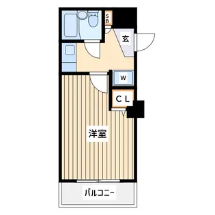 クリオ大口壱番館【5階】の間取り
