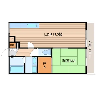 サクラコーポ【2階】の間取り