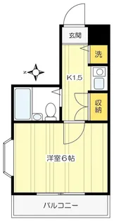 テラスハイツ橋本【2階】の間取り
