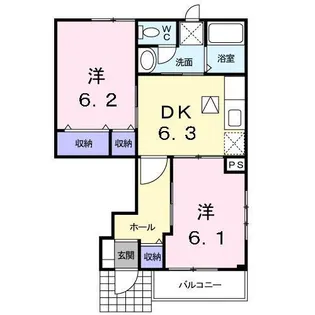 ソール・オリエンス C【1階】の間取り