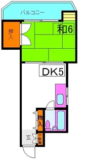 東三国田村ハイツ【2階】の間取り