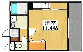 クラルテディヴァイン【2階】の間取り