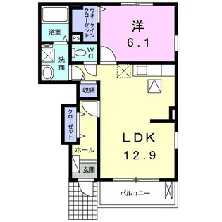 ブリーゼ【1階】の間取り