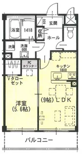 らくふくビル【3階】の間取り