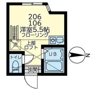 ユナイト戸部リフレクション【2階】の間取り
