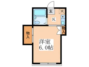 ホワイトコ-ト【1階】の間取り