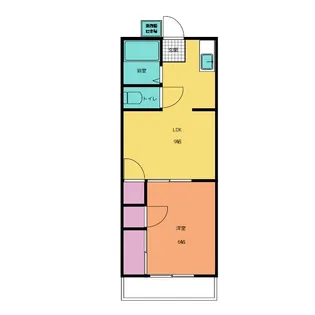 ハイツレジェンド【1階】の間取り