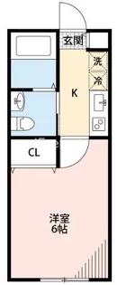 プライムコート浜野【2階】の間取り