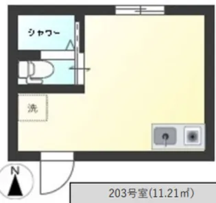 エスアールNIPPORI【2階】の間取り