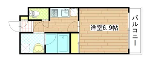 リュエル八幡【2階】の間取り