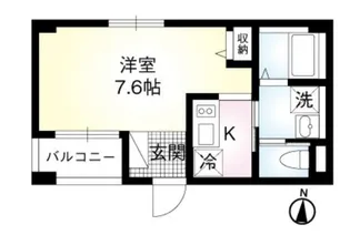 b’CASA Tatekawa【3階】の間取り