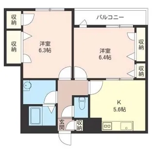 ドエリングキッショー【2階】の間取り