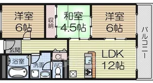 マンションナシマ【3階】の間取り