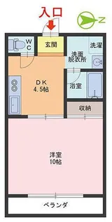 ラ・ヴィータ【1階】の間取り
