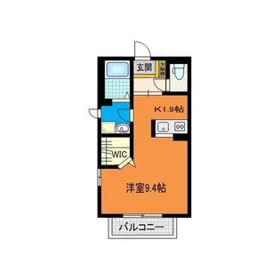 グリシーヌ鶴見B【1階】の間取り