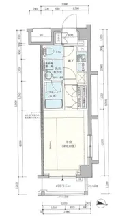 ロアール蒲田【1階】の間取り