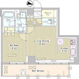 i-Suite HigashiNakano【10階】の間取り