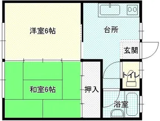 グリーンハイツ【2階】の間取り
