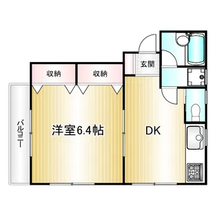 ビィラ石神井【2階】の間取り