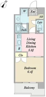 トリム下北【4階】の間取り