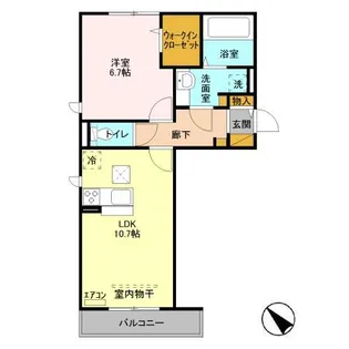 エスポワール(更級)【2階】の間取り