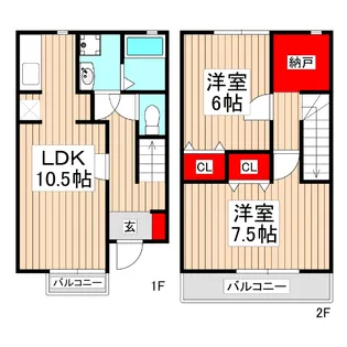 プラージュの間取り