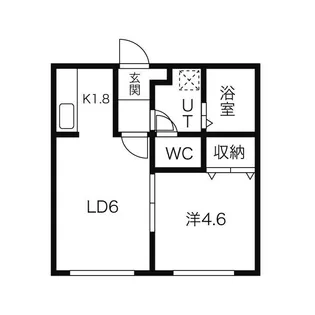 パトリア北23条 (Patria北23条)【2階】の間取り