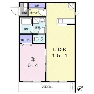 アビタシオンIII【1階】の間取り
